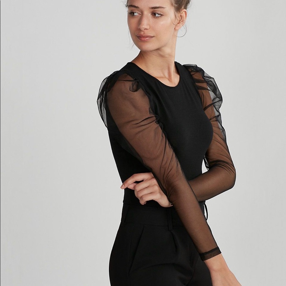 Express mesh long sleeve shirt Medium